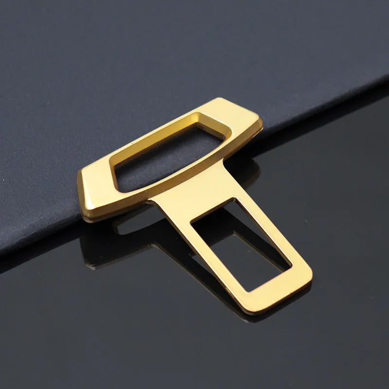 Aluminium car interior silencer insert for door panels and dashboard trimming in matte black, gold, or silver finish