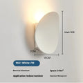 Modern minimalist outdoor waterproof wall lamp 7W warm light black finish mounted on exterior wall
