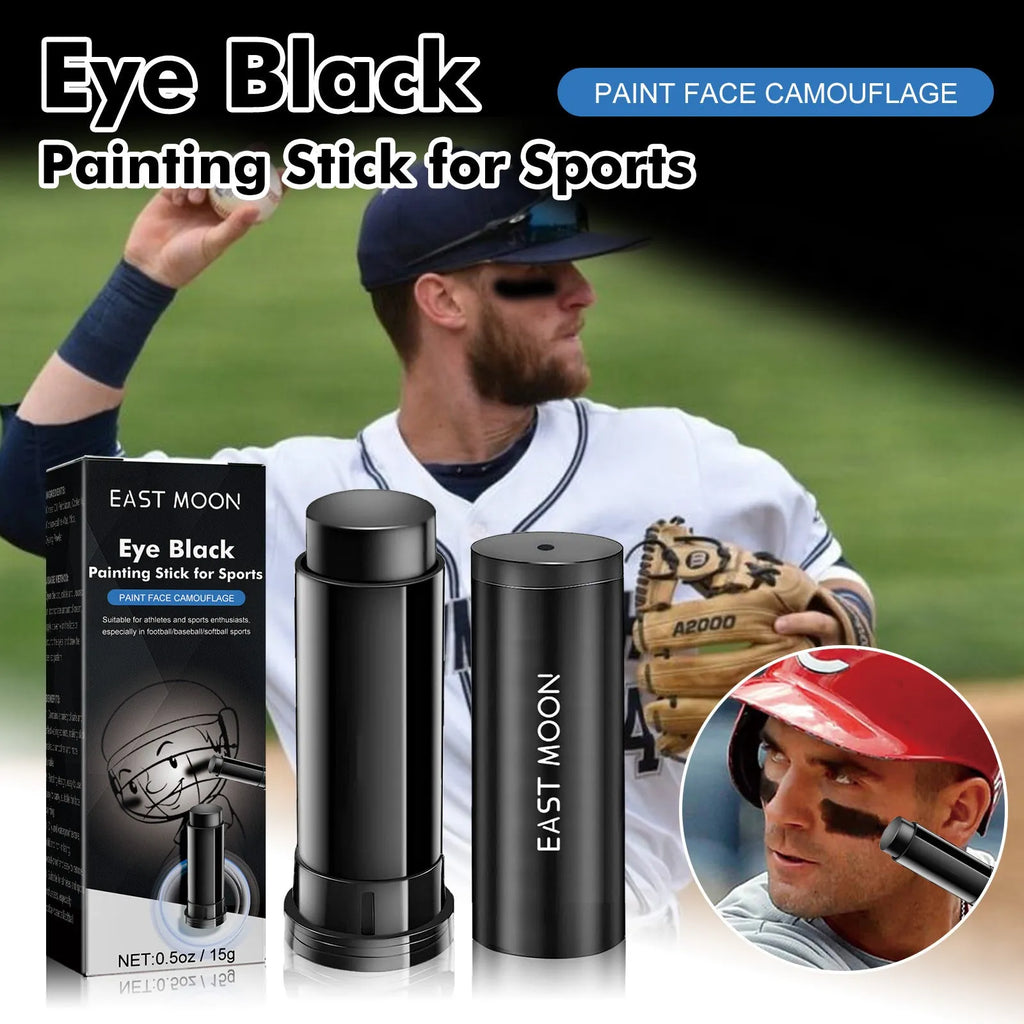 15g sports eye black paint stick for baseball athletes in 8.6cm packaging