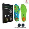 Green anti-lost locator insole for children and elderly made of PU material free size XS to XL