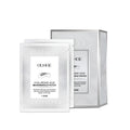 A pack containing two pairs of hyaluronic acid microneedle patches for targeted transdermal skincare application.