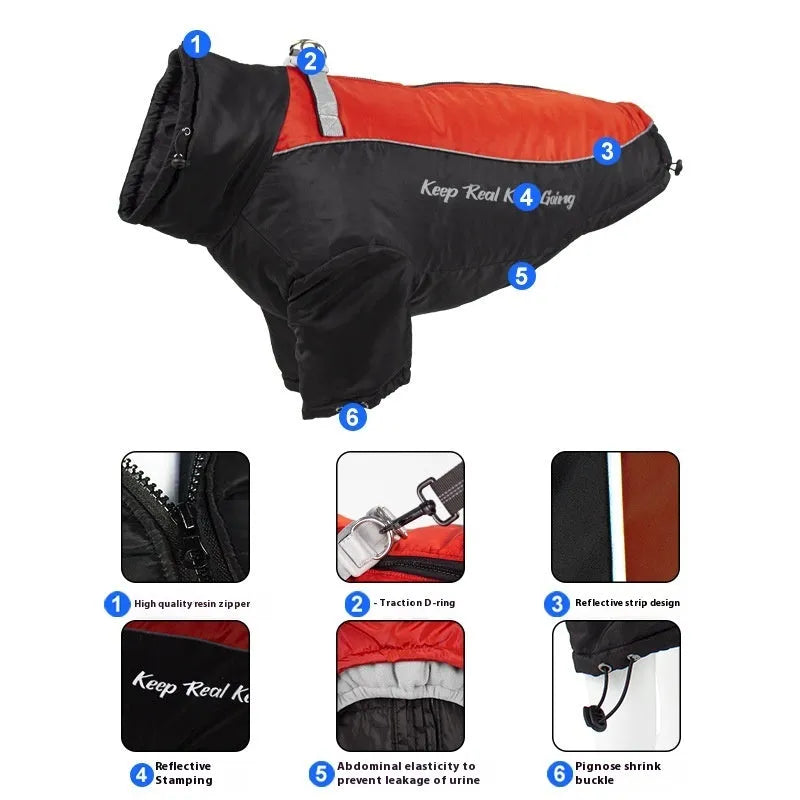 Polar fleece liner dog jacket in multiple colours and sizes for cats and dogs