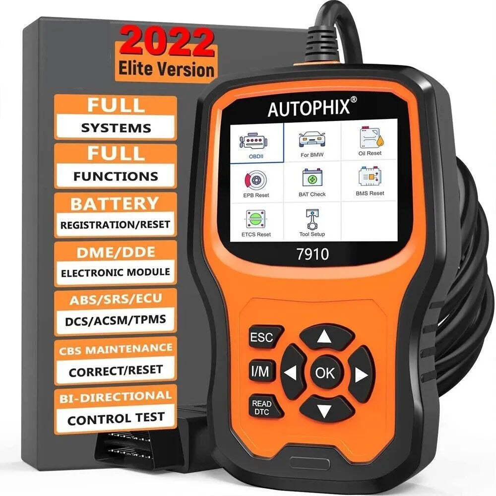 Autophix 7910 automotive OBD2 diagnostic scanner tool for BMW vehicles