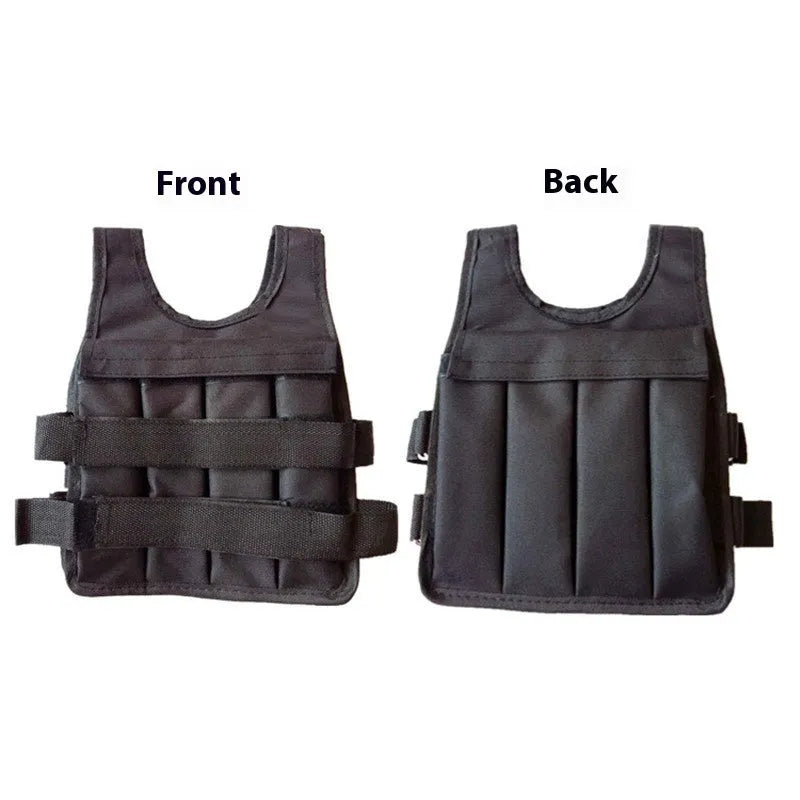 Children's thin shirt-style adjustable sand weight vest for training.
