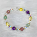 Handcrafted crystal bracelet with Phoenix Nine Tail Fox modelling and animal zodiac design for women