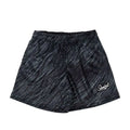Men's leopard print fitness training shorts with quick-dry fabric