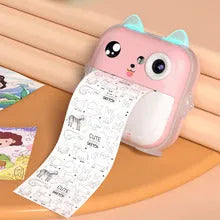 Q5 Polaroid children's digital cartoon camera in pink rabbit design with lanyard and stickers