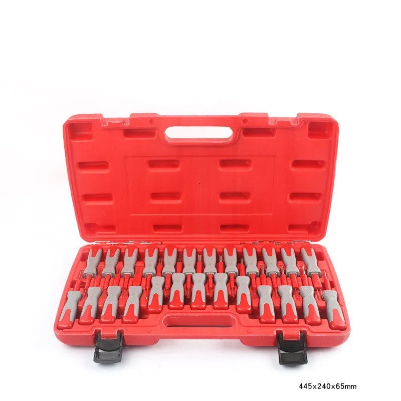 25 piece car terminal harness removal tool set in plastic storage case for automotive repair