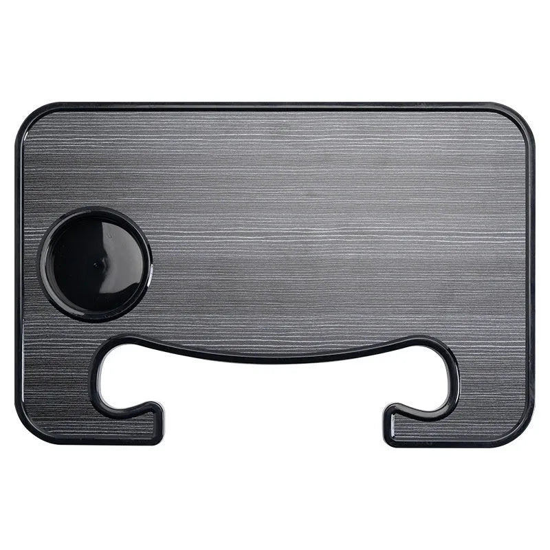 Black foldable car laptop stand and dining table with 42x28cm surface area