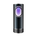 Black USB-powered car air purifier for formaldehyde removal and air ionisation.