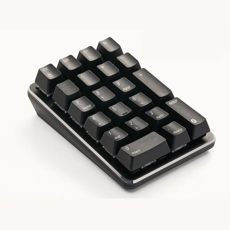 Magic Egg wireless Bluetooth mechanical numeric keypad with hot-swappable switches on a desk