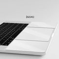 Matte touchpad and wrist support film set for MacBook Pro and Air models with scratch-resistant finish