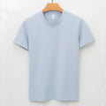 Solid-colour short sleeve antibacterial quick-dry T-shirt on hanger