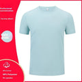 Washed cotton blend T-shirt with beaded round neck in straight cut, available in multiple colours and sizes