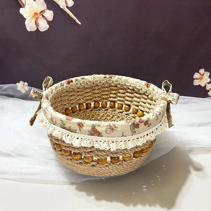 Handmade DIY beaded jewelry box in clear acrylic with Nordic style, available in blue, green, pink, purple, white