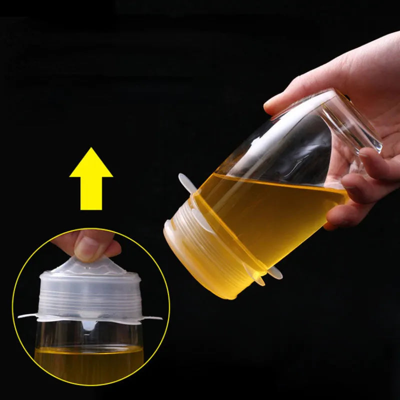 Six silicone stretch food cover lids in different sizes from 6.5cm to 20.5cm diameter