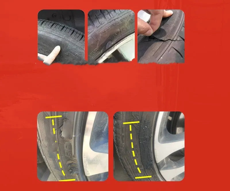 Black car tyre repair glue tube for repairing hard cuts on tyre sidewalls and rubber items