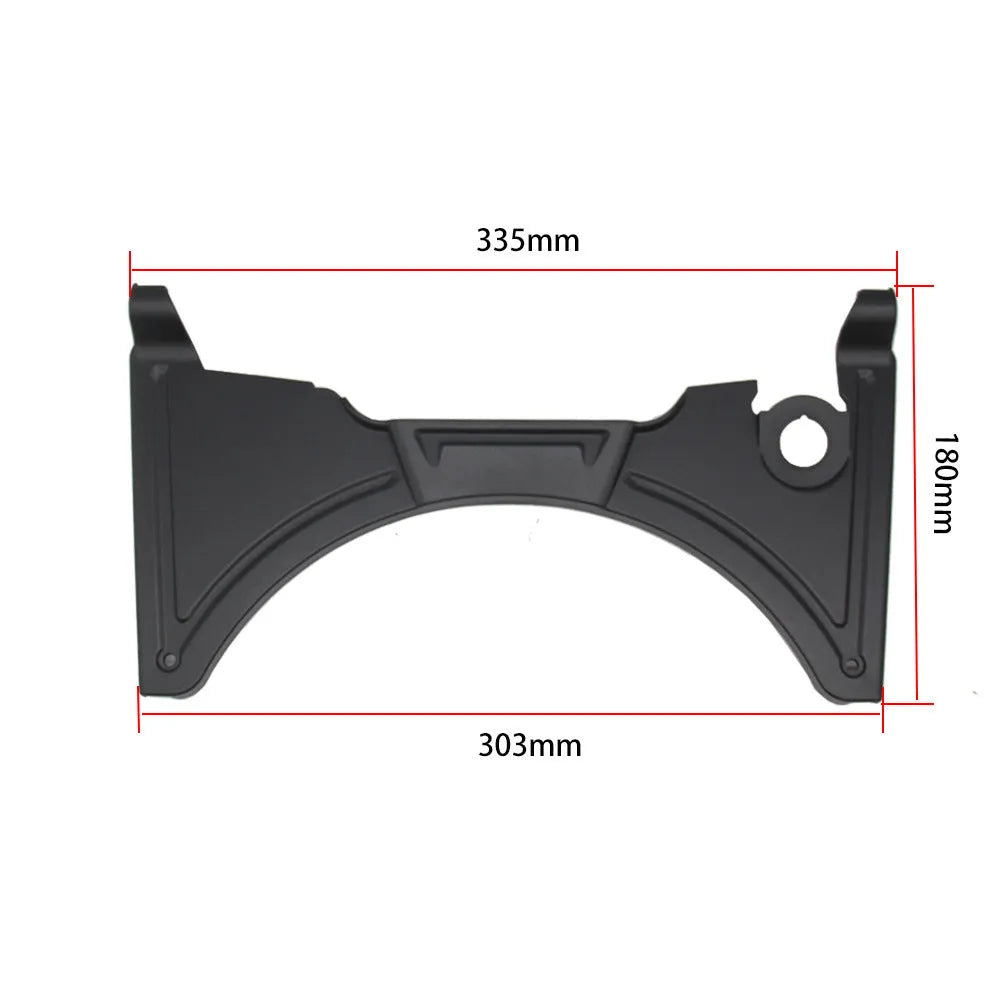 Black motorcycle cockpit fairing modification kit for BMW R1250GS and R1200GS models