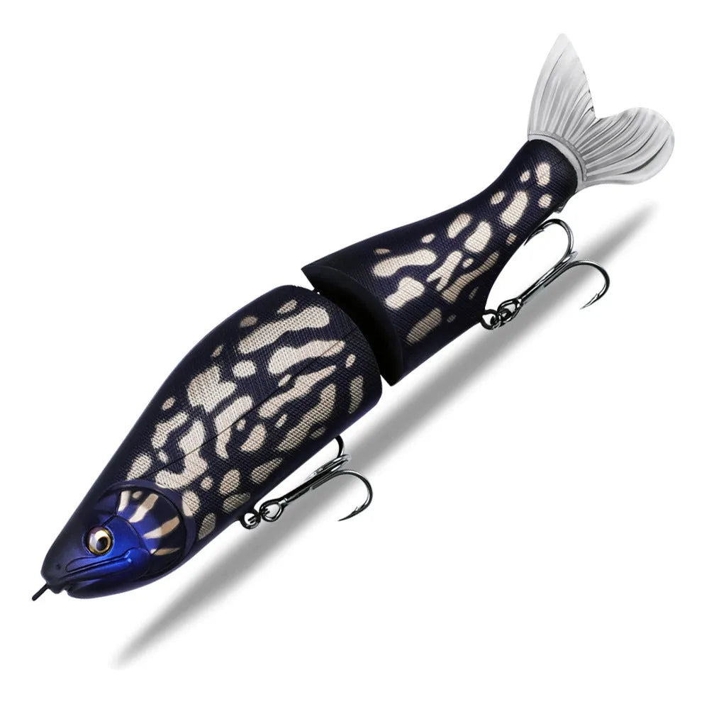 185mm soft plastic fishing bait showing colour variations for bass fishing