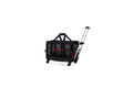 Portable polyester pet trolley bag for cats and dogs, folds to 11 x 33 x 33cm, holds within 30 pounds