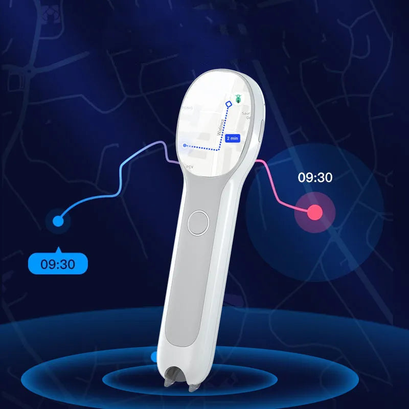 White universal reading pen language learning device with Chinese-English translation functionality