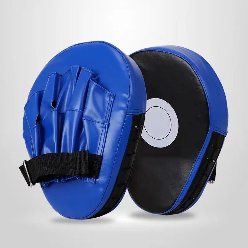 Vertical boxing target punch mitts for Sanda Muay Thai training with coloured edge options