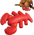 Red hard material dog chew toy for large breed dogs and aggressive chewers