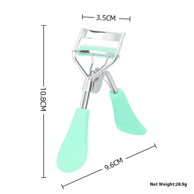 A4 with comb eyelash curler in black ribbon comb colour made from carbon steel and ABS