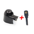 Black plastic rear wiper cover nozzle for Volkswagen Tiguan and Golf models
