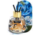 Glass bottle car perfume ornament for loose incense, available in six scent colours.