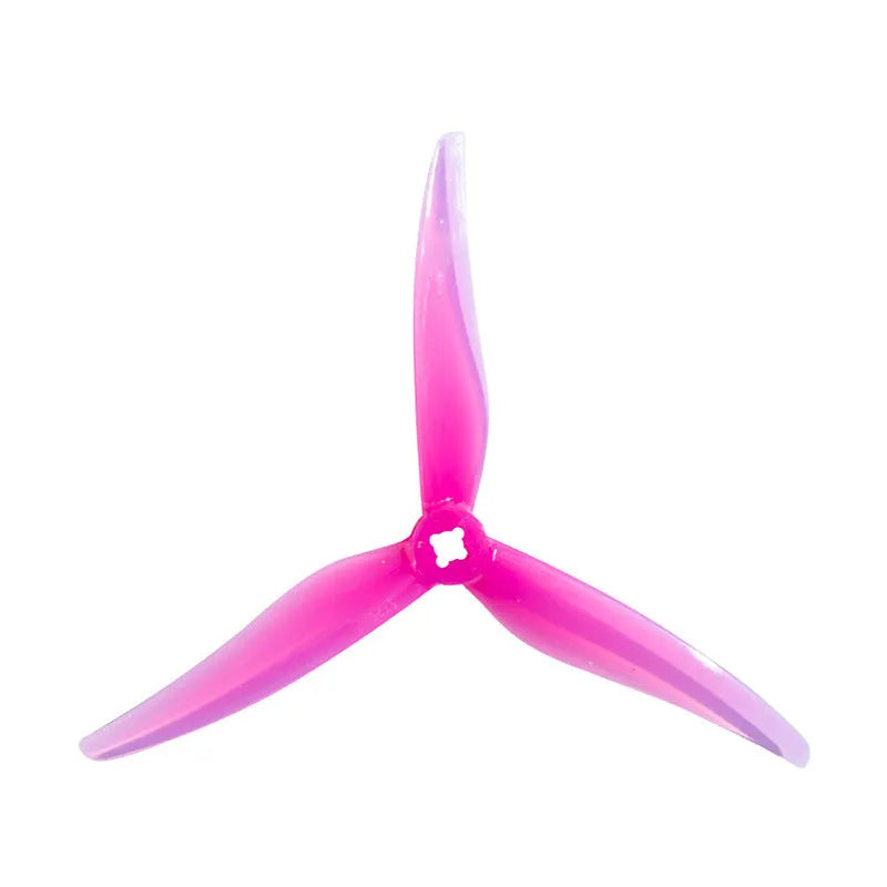 Four PC propellers for toothpick frame, 129.4mm diameter, double hole T-mount, CW/CCW set