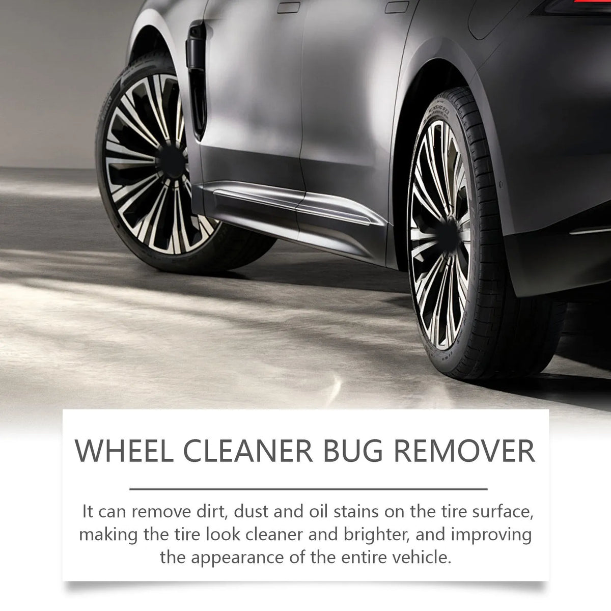 120ml water-based car wheel cleaner for brake dust removal on alloy wheels