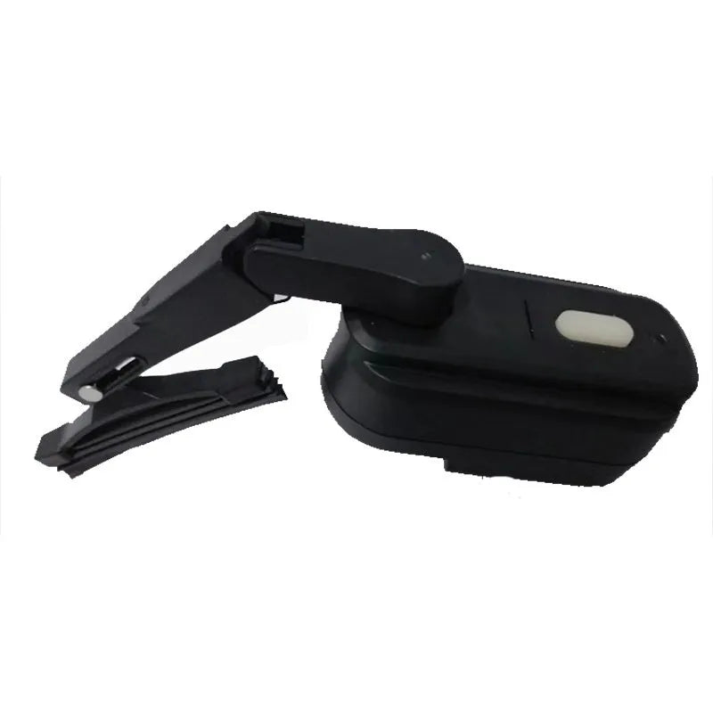 Black TZ-HW065 motorcycle helmet wiper motor unit with a 65mm blade.