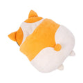 Orange semi-closed cat sleeping bag nest bed on a floor