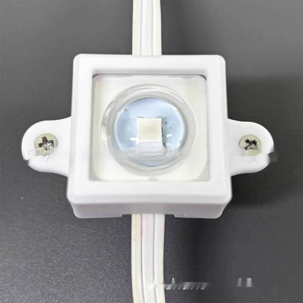 White plastic LED light bracket protective lampshade, dimensions 1.7cm by 6cm