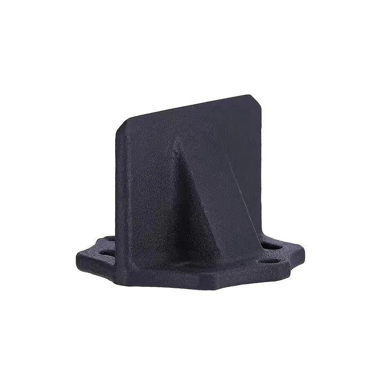 Small square cast iron wood splitter tool for household firewood preparation