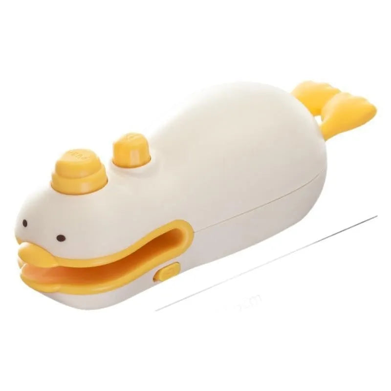 Small yellow duck rechargeable sealing machine with charging cable