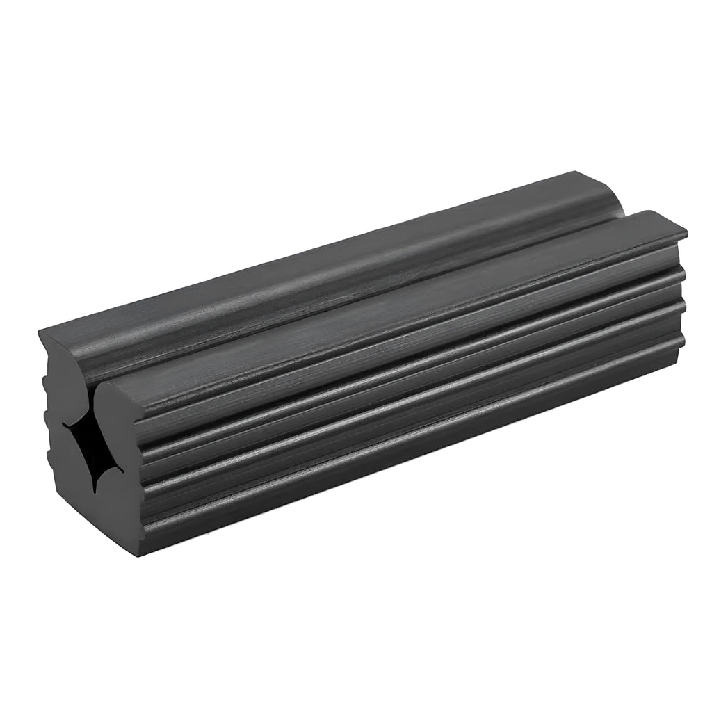 Black golf fixture rubber block grip replacement accessory on a flat surface