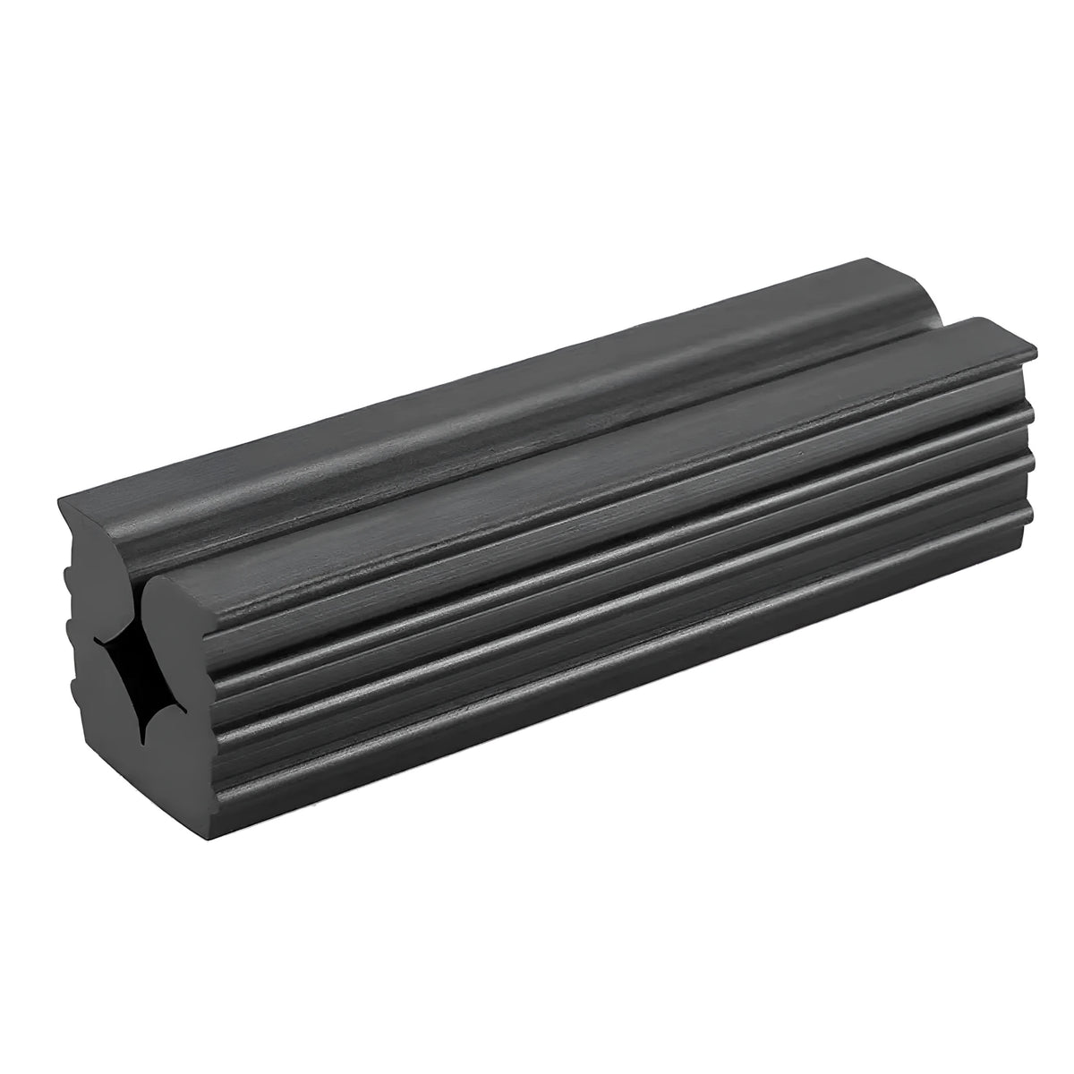 Black golf fixture rubber block grip replacement accessory on a flat surface