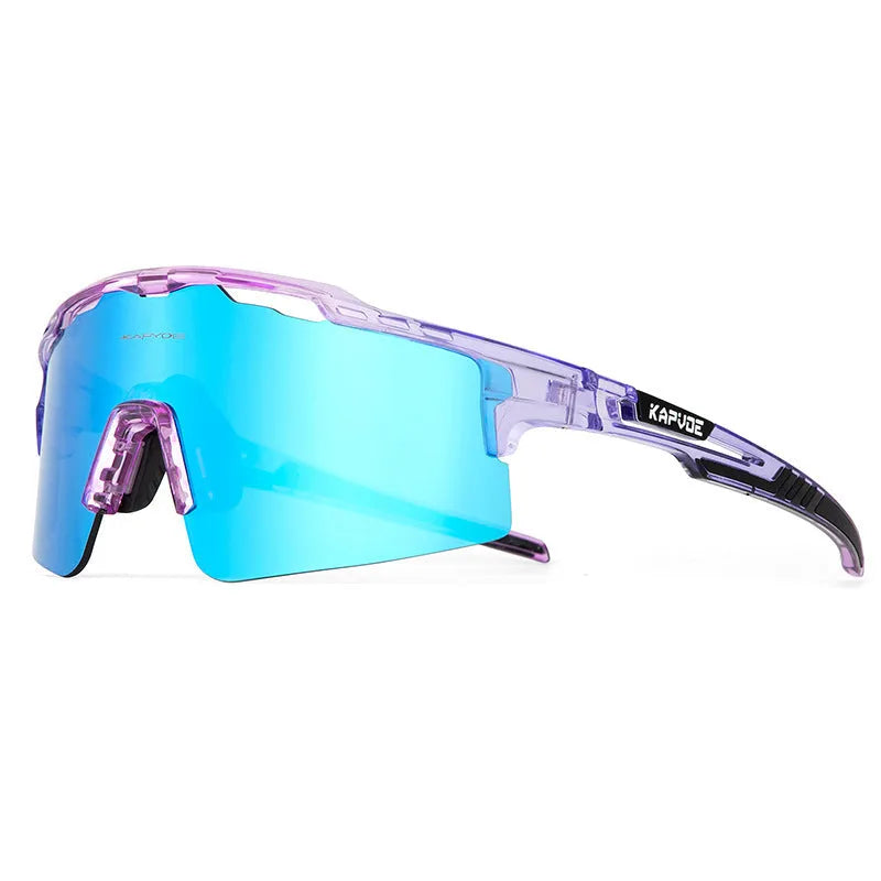 Polarized HD bicycle glasses with TR90 frame full rim design for men and women