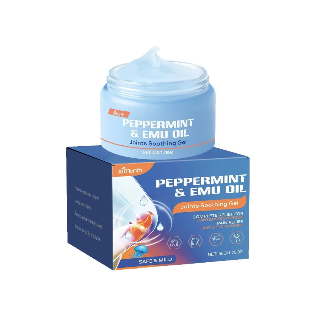 50g tube of joint soothing gel with menthol and emu oil topical analgesic