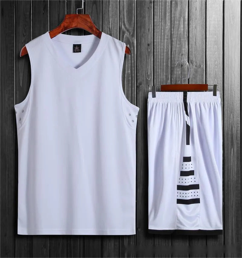 Black sleeveless basketball training vest on a mannequin, part of a unisex sportswear set.