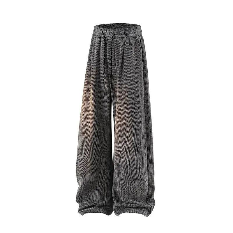 Women's fleece-lined straight-leg trousers in light grey, dark grey, and black colours