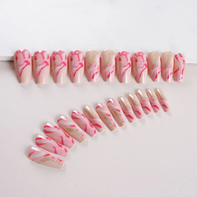 One Second Wearable Manicure set showing rose, tulip and leopard print nail art designs