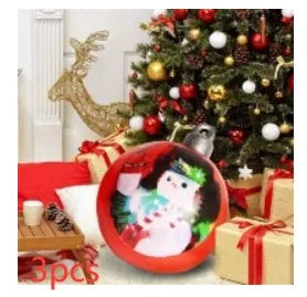 60cm diameter PVC inflatable Christmas ball decoration in various colour patterns