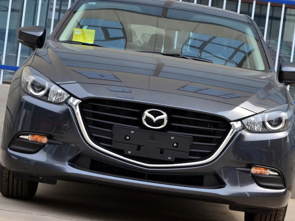 Mazda 3 Exela headlamp cover replacement part with snake glue adhesive for 2014-2019 models