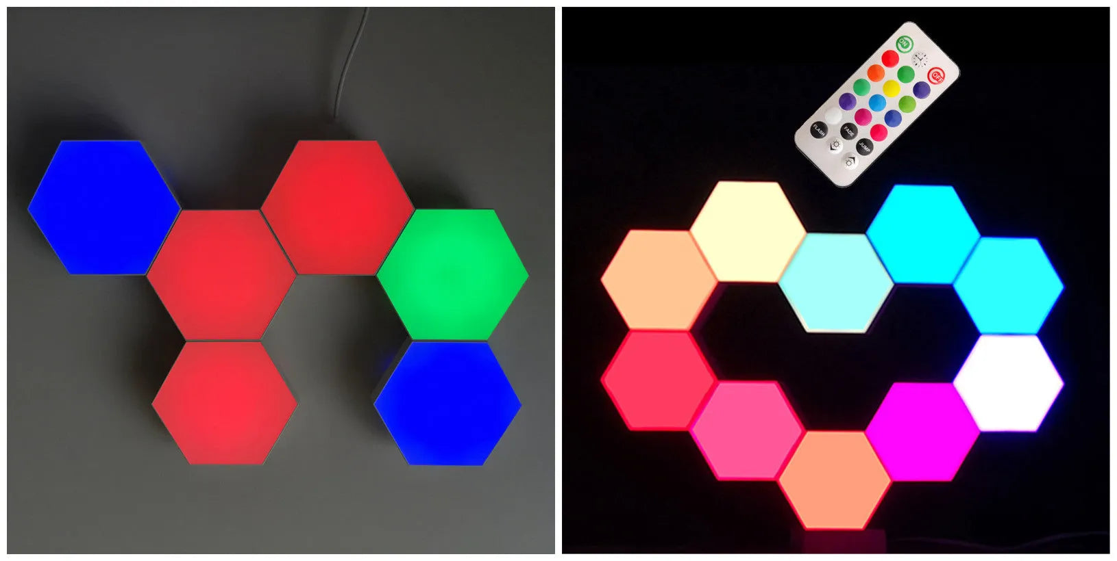 Touch sensor LED light with remote control, 103mm, E14, 1W, USB powered, modern simple design for bedroom