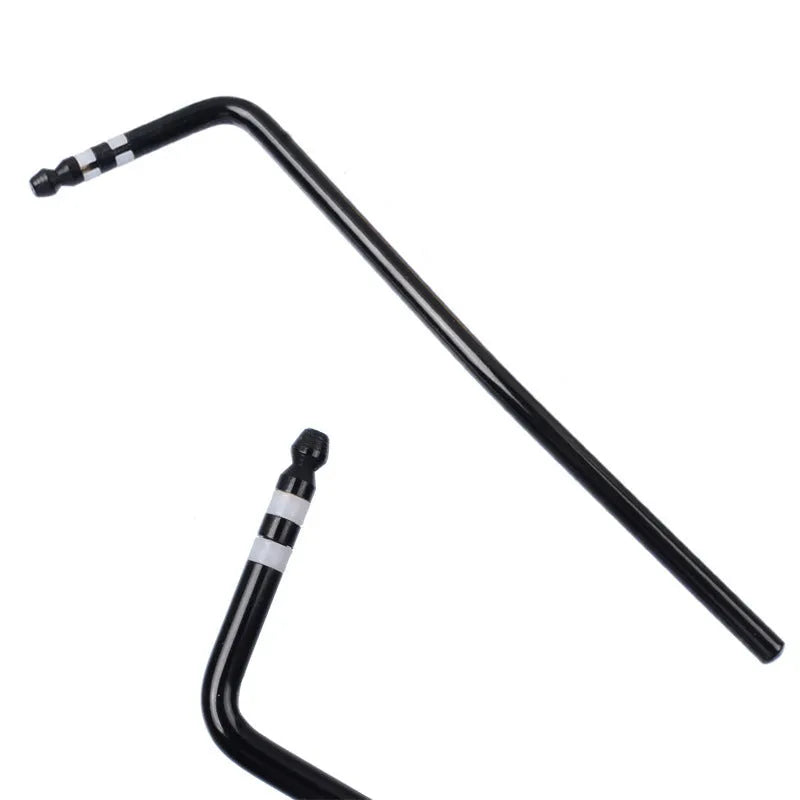 Direct plug-in metal guitar tremolo bar in black, blue, gold, and silver chrome finish options.