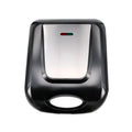 Black electric nut roasting machine for peanuts, hazelnuts and pine nuts with 1400W heating