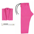 Brazilian Jiu-Jitsu cotton blend training clothing set with jacket and trousers.